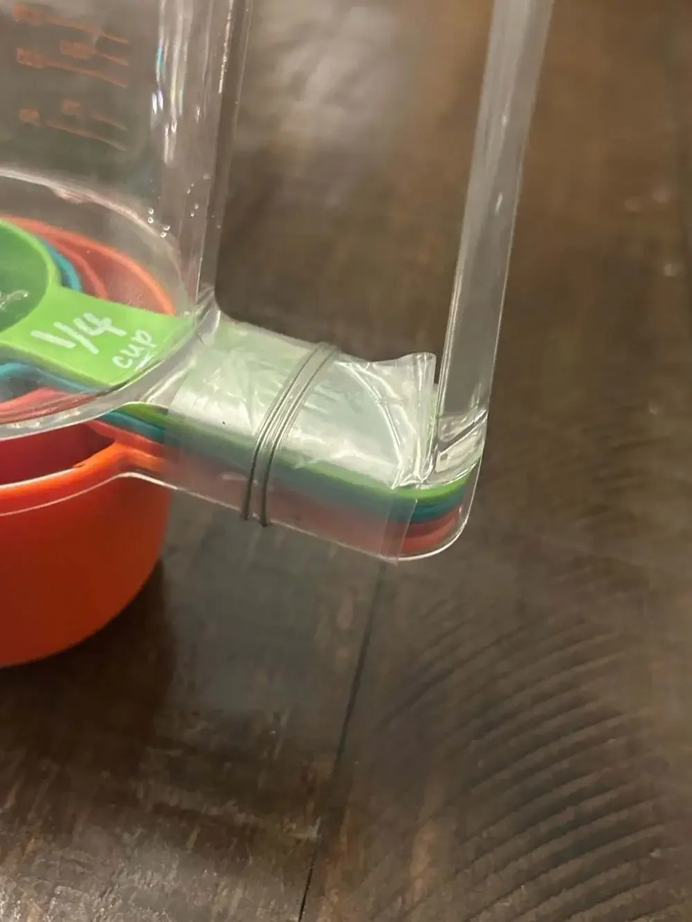 Pampered Chef Kids Stackable Measuring Cup and Pitcher Set